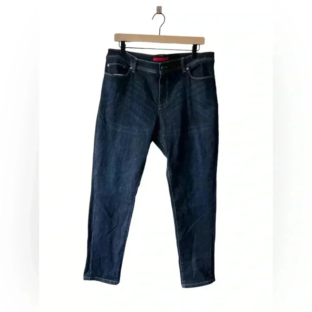 L.L. Bean True Shape Jeans, High Rise Straight-Leg 16